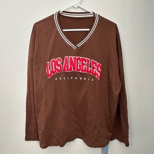 NWT Brown Los Angeles Sweatshirt